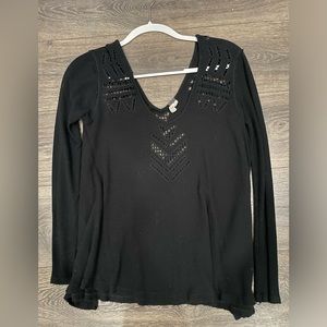 Black FP Long Sleeve Top